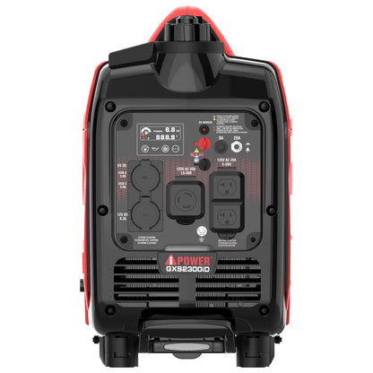 A-iPower 1800W/2300W Generator Dual Fuel Gas Propane Low THD Inverter CO Alert New - GXS2300iD
