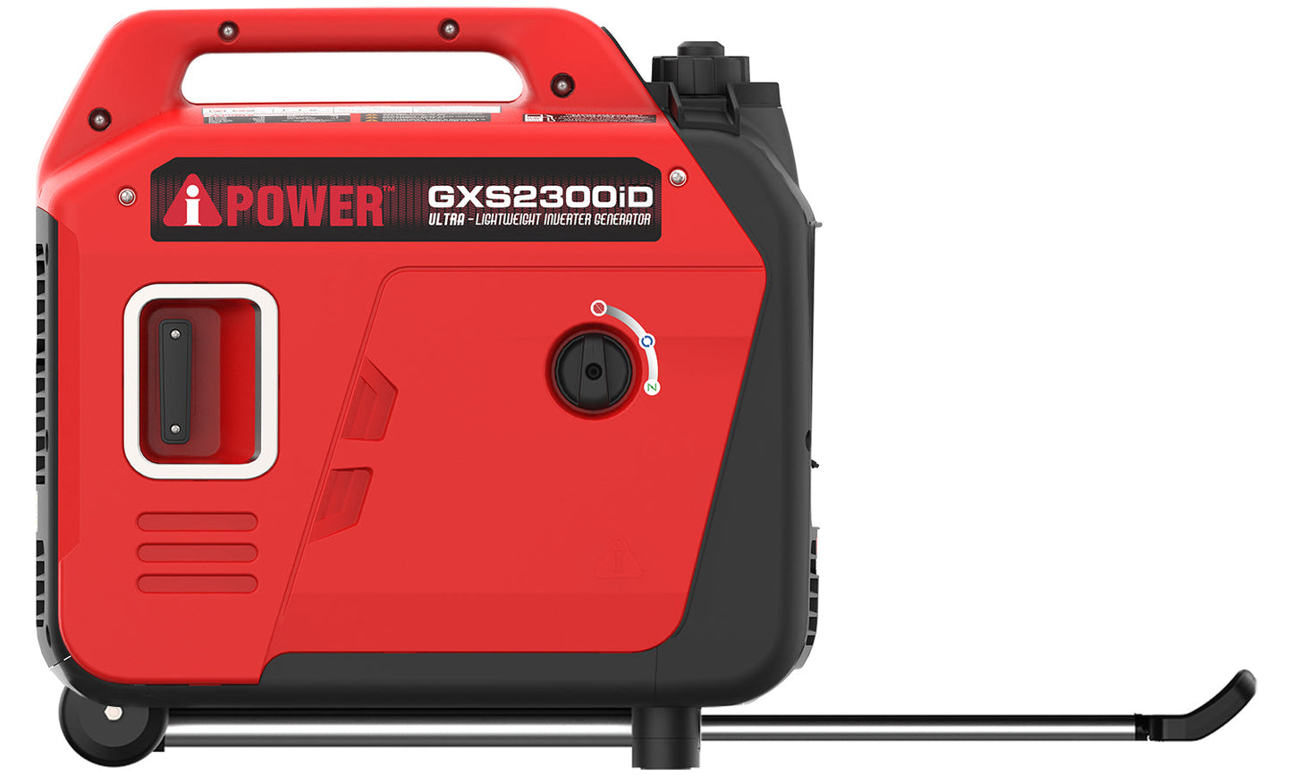 A-iPower 1800W/2300W Generator Dual Fuel Gas Propane Low THD Inverter CO Alert New - GXS2300iD