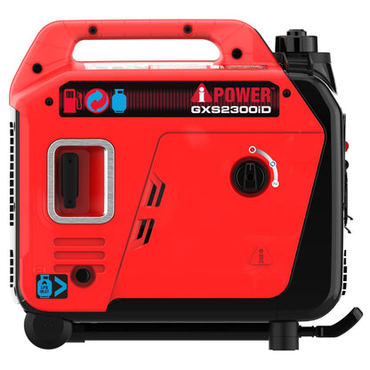 A-iPower 1800W/2300W Generator Dual Fuel Gas Propane Low THD Inverter CO Alert New - GXS2300iD