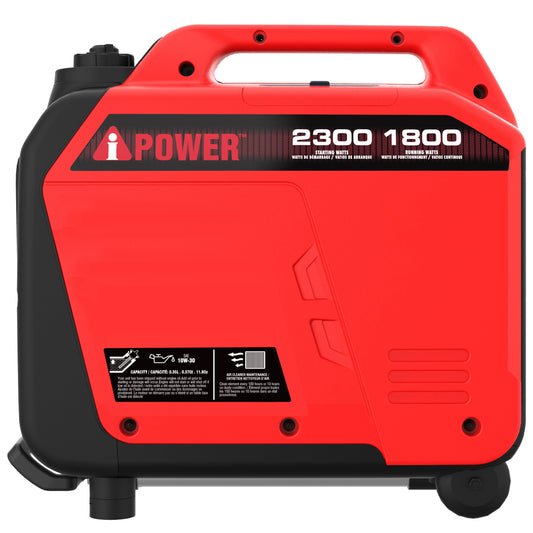 A-iPower 1800W/2300W Generator Gas Low THD Inverter CO Alert New - GXS2300i