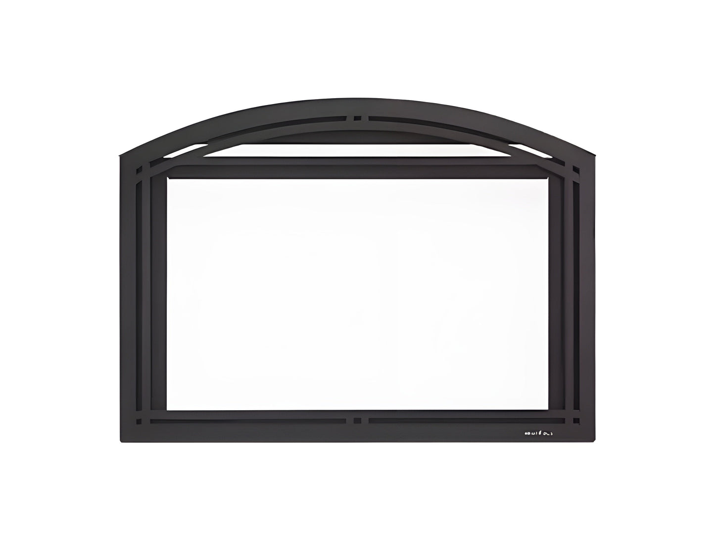 Heat & Glo Galleria 35 Front - GAL-FB35-BK