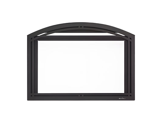 Heat & Glo Galleria 35 Front - GAL-FB35-BK