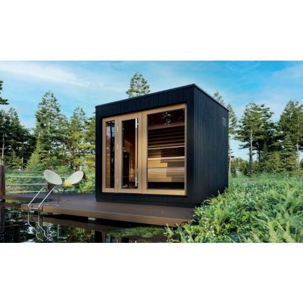 SaunaLife Model G7S Pre-Assembled Outdoor Home Sauna SL-MODELG7S-L