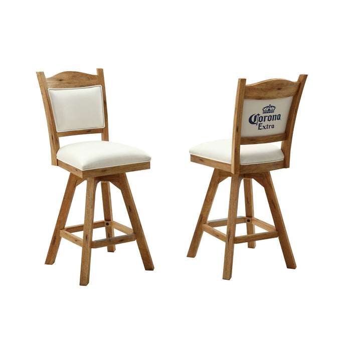 ECI Furniture Corona Armless Bar Stool 2pcs - 0832-90-BS