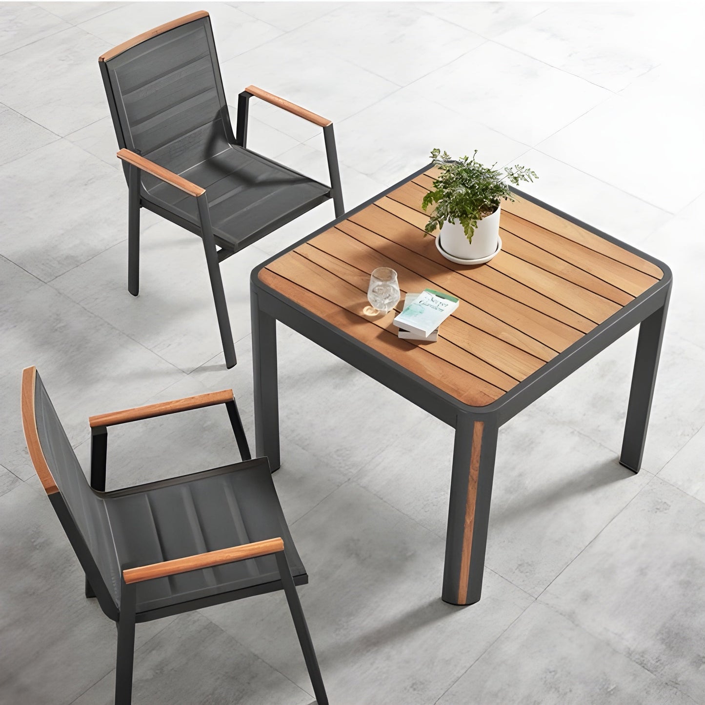 Higold Geneva Square Dining Set- Nero - HGA-203120