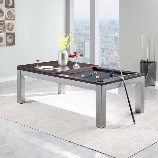 Playcraft Genoa Slate Pool Table with Dining Top - PTGENWOS07