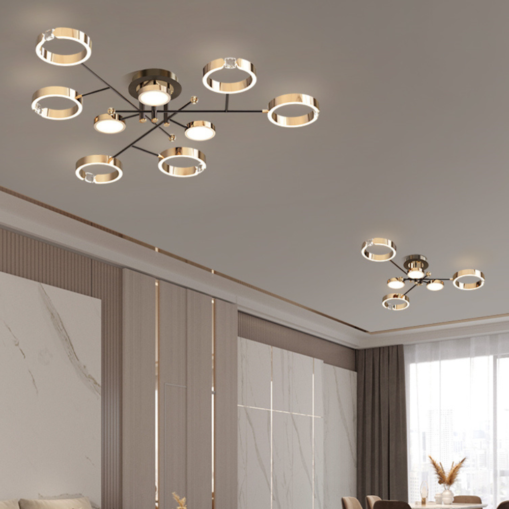 Gilded Radiance Pendant Light - Procure Décor