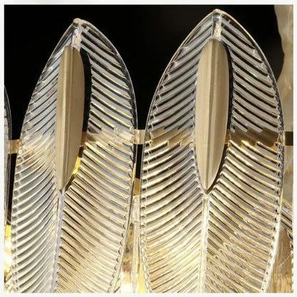 Luxury Feather Crystal Chandelier Lamp - Procure Décor