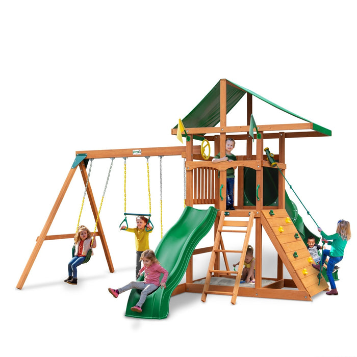 Gorilla Playsets Outing With Tube Slide Swing Set - 01-1073