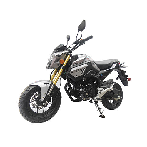 X-PRO Condor150cc Street Motorcycle with 5-Speed Manual Transmission, Electric/Kick Start! 12" Wheels - MC-W007