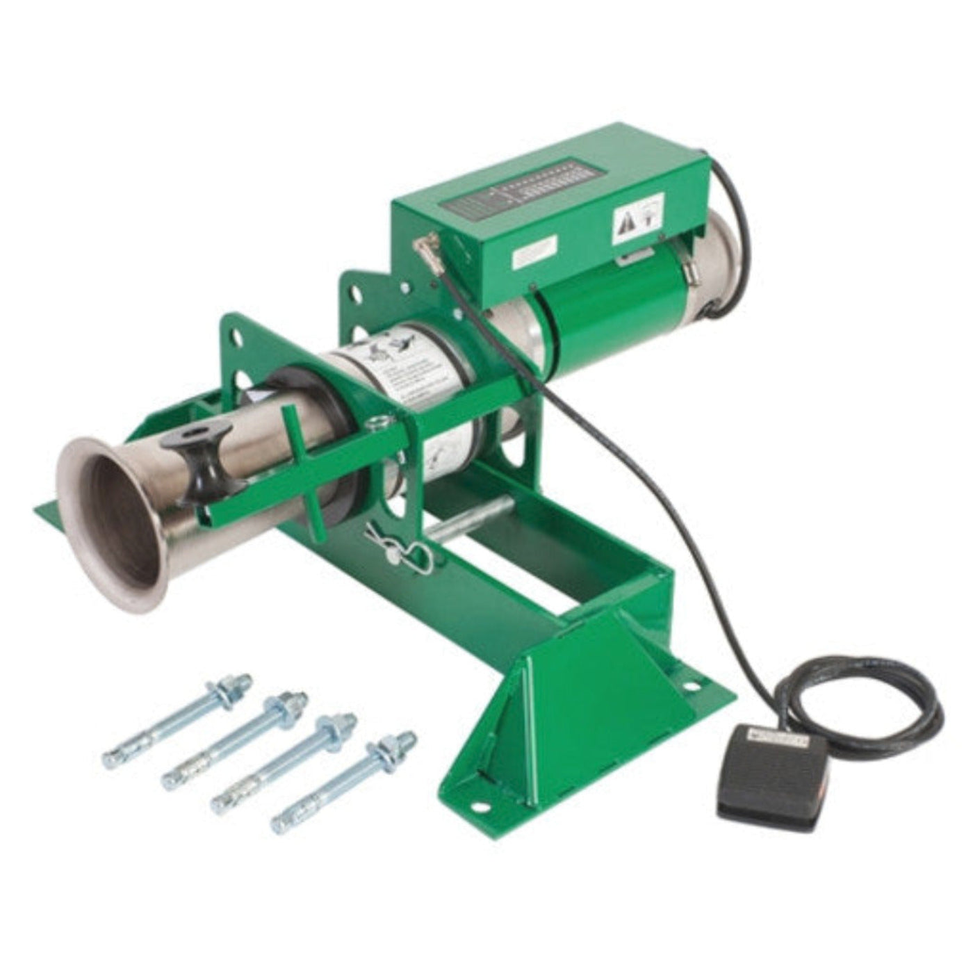 Greenlee 6900 Puller Package with Greenlee UT10-2S Ultra Tugger & Greenlee 00865 Floor Mount - Reconditioned - 6900