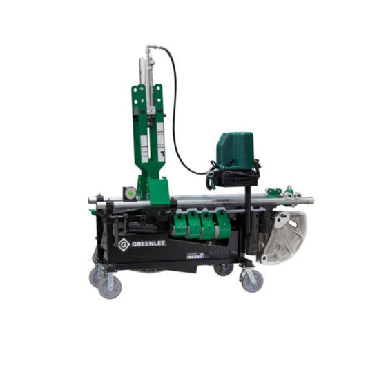 Greenlee 881 Cam-Track Bender for 2-1/2" - 4" with Hydraulic Pump and Mobile Bending Table - 881GXE980MBTS