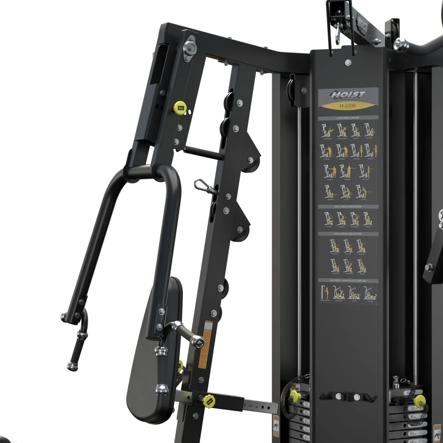 Hoist  2 Stack Multi Gym - H-2200B-MB-H-PA-1-MB