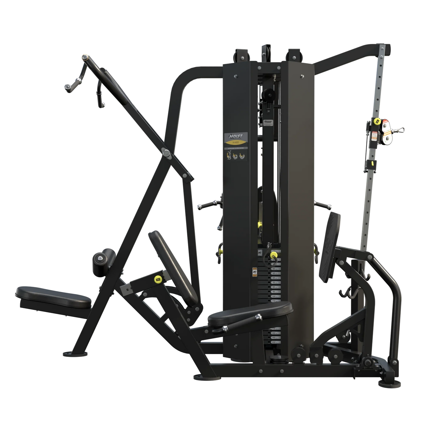 Hoist H-4400 4 Stack Multi Gym - H-4400B-MB H-PA-1-MB