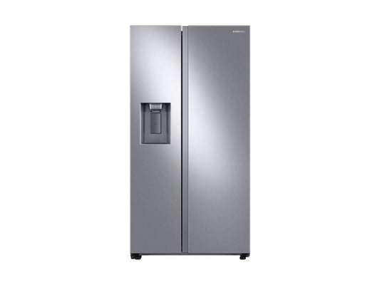 SAMSUNG 36" 27.4 cu. ft. Standard Depth Side-by-Side Refrigerator in Fingerprint Resistant Stainless Steel with Ice Maker - RS27T5200SR/AA