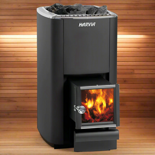 Harvia M3 SL 16.5kW Wood Burning Sauna Stove with Exterior Feed - WKM3SL