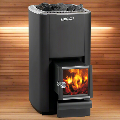 Harvia M3 SL 16.5kW Wood Burning Sauna Stove with Exterior Feed - WKM3SL