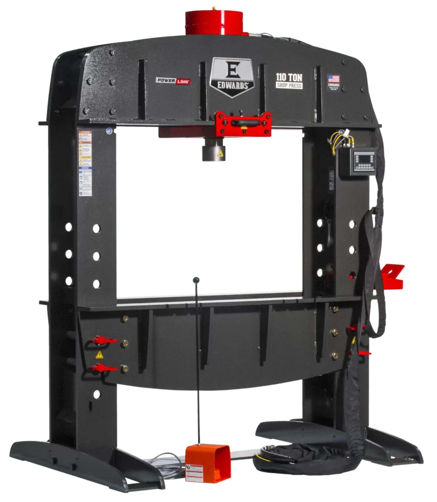 EDWARDS 110 Ton Shop Press w/ PLC & Portable Power Unit 3 Phase, 460V - ED9-HAT9080