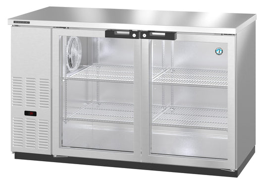 Hoshizaki BB59-G-S | 60" Wide 2 Glass Door Stainless Steal Back Bar - BB59-G-S