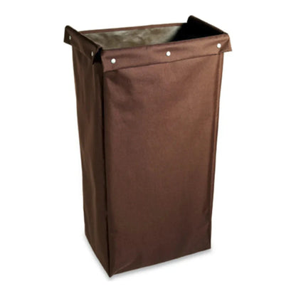 Hospitality 1 Source HCBLS36BR Loop and Snap 18" x 36" Cart Bag — Brown Case Pack of 6 Pieces - HCBLS36BR