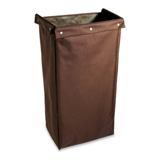 Hospitality 1 Source HCBLS36BR Loop and Snap 18" x 36" Cart Bag — Brown Case Pack of 6 Pieces - HCBLS36BR