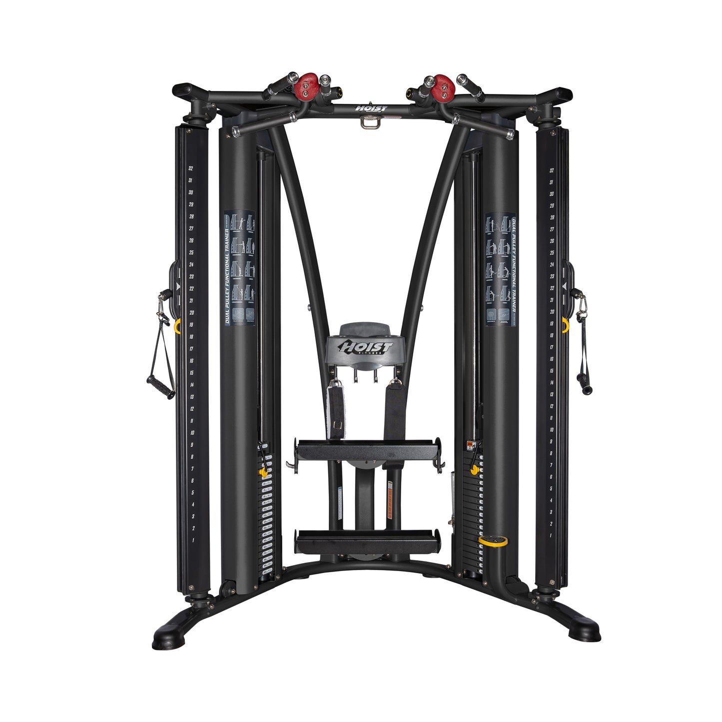 Hoist Dual Pulley Functional Trainer - HD-3000EZG Black