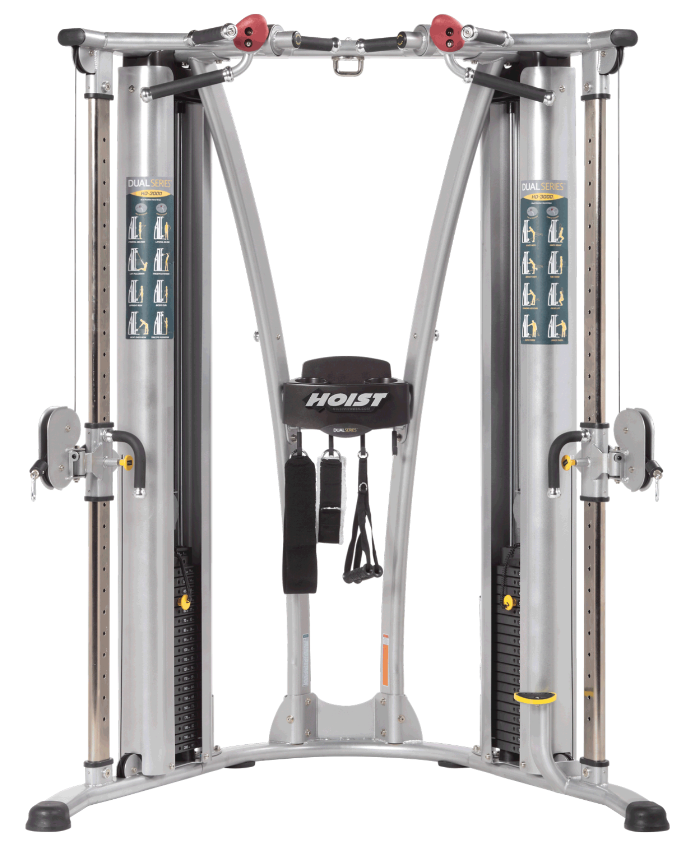 Hoist Dual Pulley Functional Trainer - HD-3000EZG Black