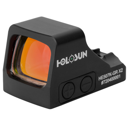 Holosun  Elite Open Reflex Multi-Reticle Green Dot Sight - HE507K-GR X2