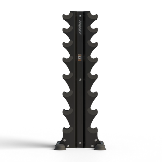 Hoist 8 Pair Vertical Hex Dumbbell Rack - HF-5460