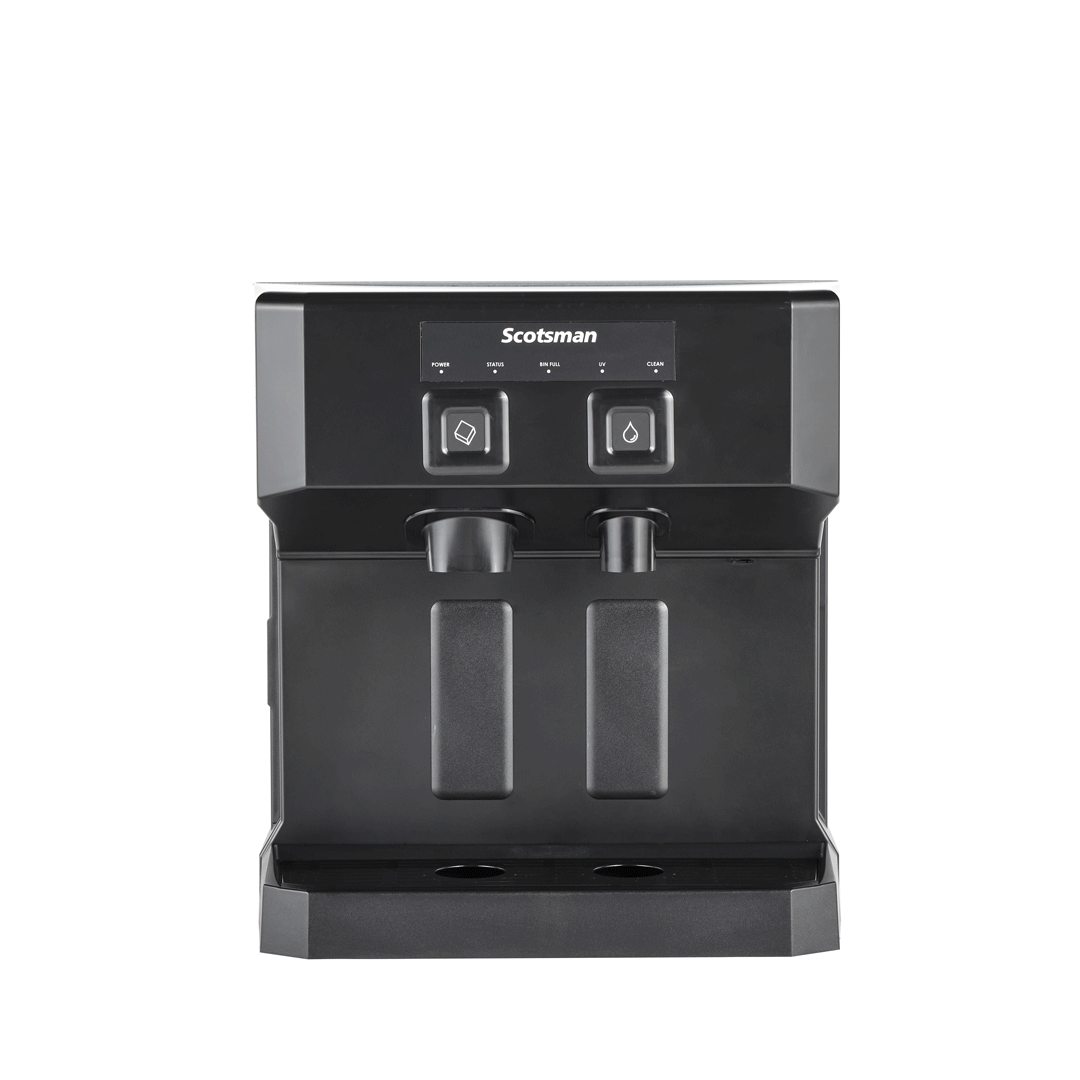 Scotsman HID207 Meridian™ Compact Countertop Nugget Ice & Water Dispenser 196 lb Production, 7 lb Storage - SCHID207AX1