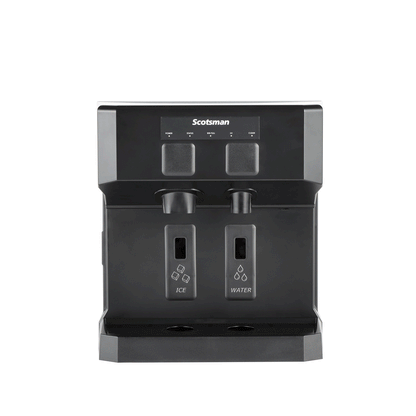 Scotsman HID207 Meridian™ Compact Countertop Nugget Ice & Water Dispenser 196 lb Production, 7 lb Storage - SCHID207AX1