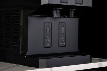Scotsman HID207 Meridian™ Compact Countertop Nugget Ice & Water Dispenser 196 lb Production, 7 lb Storage - SCHID207AX1