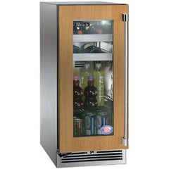 Perlick 15" Beverage Center with 8 Bottle and 30 Can Capacity, Panel Ready Door - HP15BO-4-4