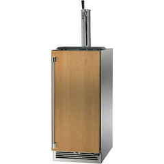 Perlick 15" Outdoor Beer Dispenser with 1 Sixth-Barrel Capacity, Panel Ready, Door - HP15TO-4-2