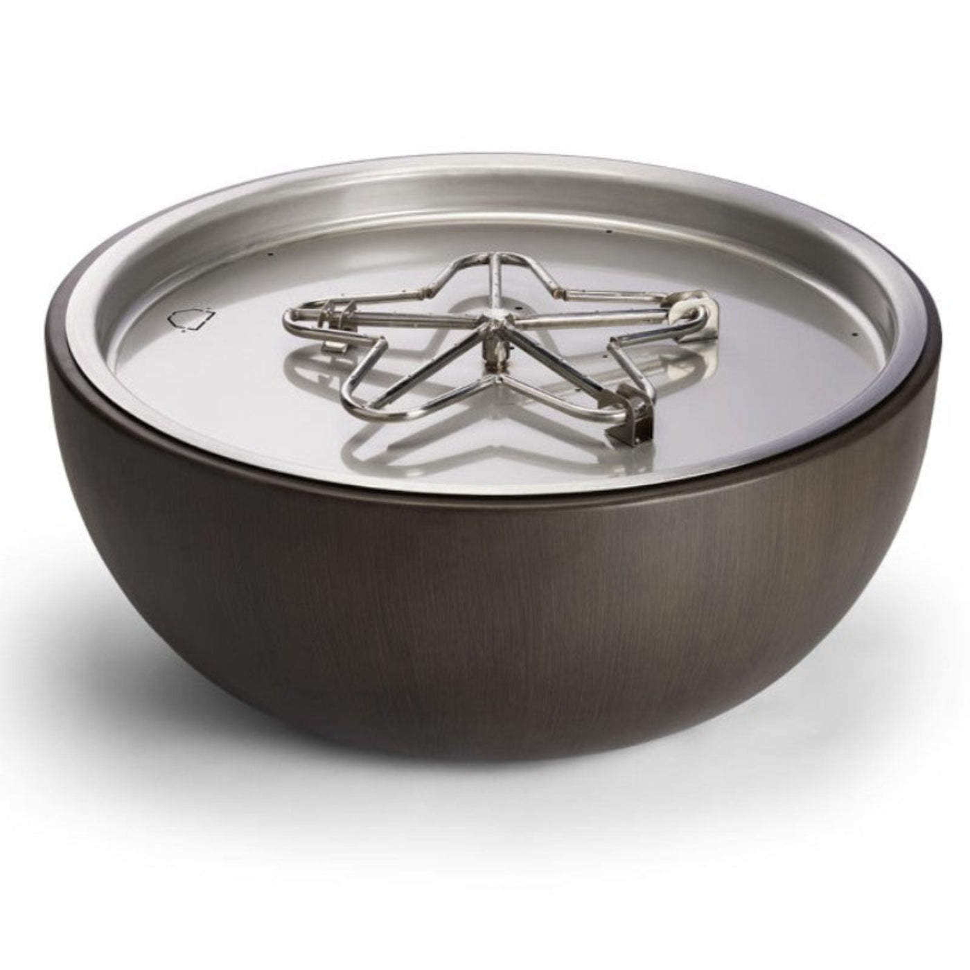 HPC Fire Aluminum Spun Gas Fire Bowl - STONE30MLFPK-LP
