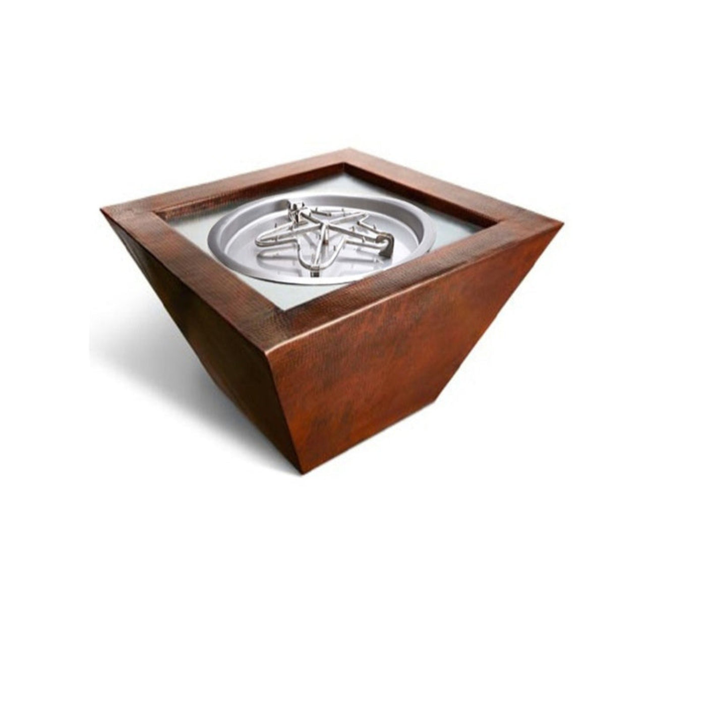 HPC Fire Sierra Copper Square Gas Fire Bowl – SIER36-MLFPK-LP