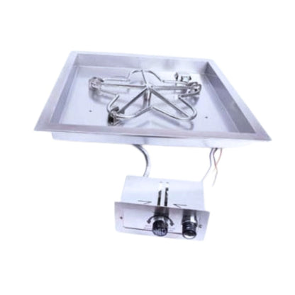 HPC Fire Square Bowl Burner Insert – MLFPK18SQBL-FLEX-NG