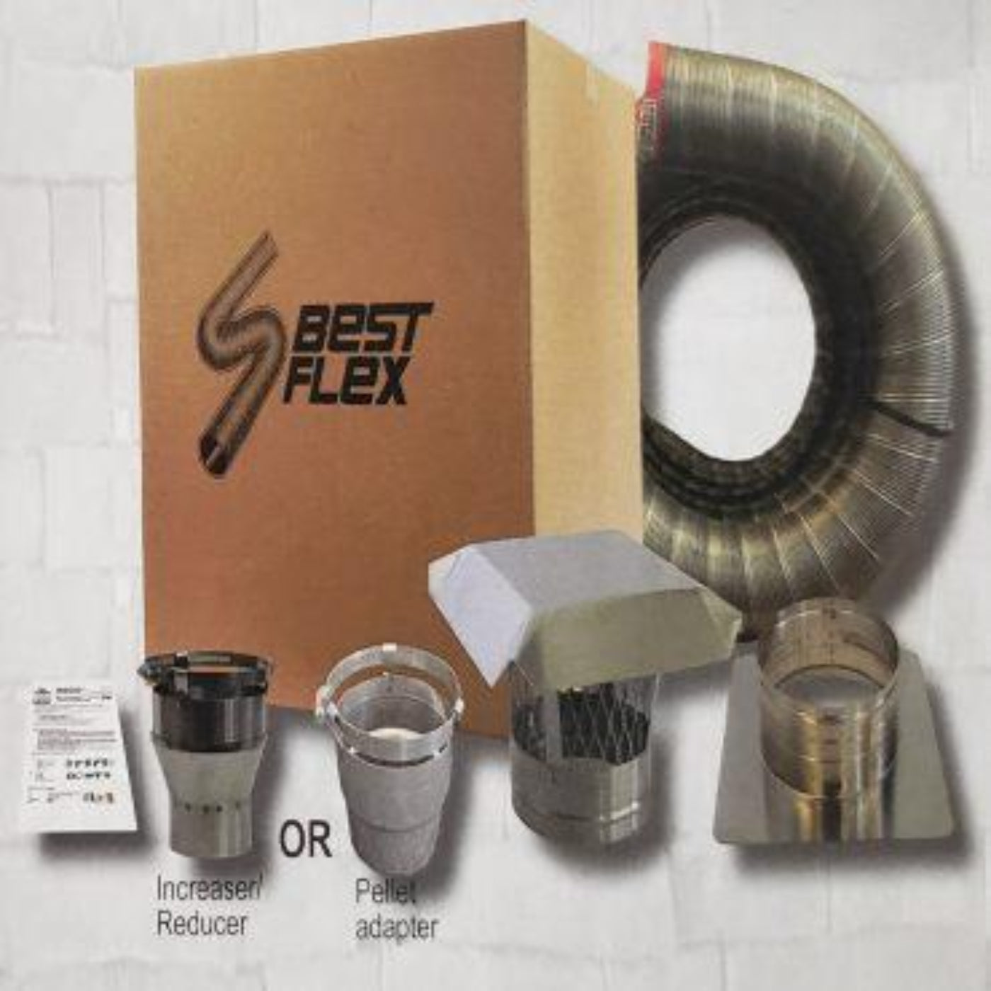 ComfortBilt Pellet Stove Piping Kit 20' x 4" for HP22i and HP22i-SS New - L420PK-CB