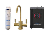 AquaNuTech Digital Instant Hot Water Dispenser with Contemporary Hot/Cold Faucet & Filtration New - HTF-HC2400-CH
