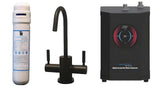 AquaNuTech Digital Instant Hot Water Dispenser with Contemporary Hot/Cold Faucet & Filtration New - HTF-HC2400-CH