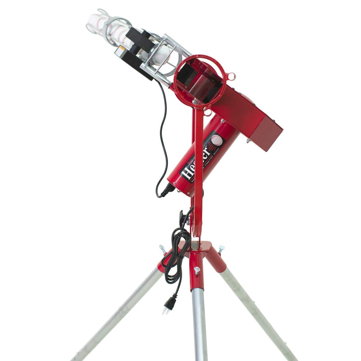 Heater Pro Fastball & Curveball Pitching Machine With Auto Ball Feeder Reconditioned - HTR499BBR