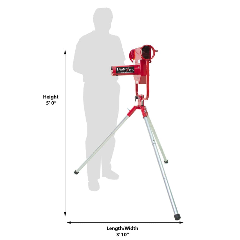 Heater Pro Fastball & Curveball Pitching Machine Reconditioned - HTR499BBNBFR