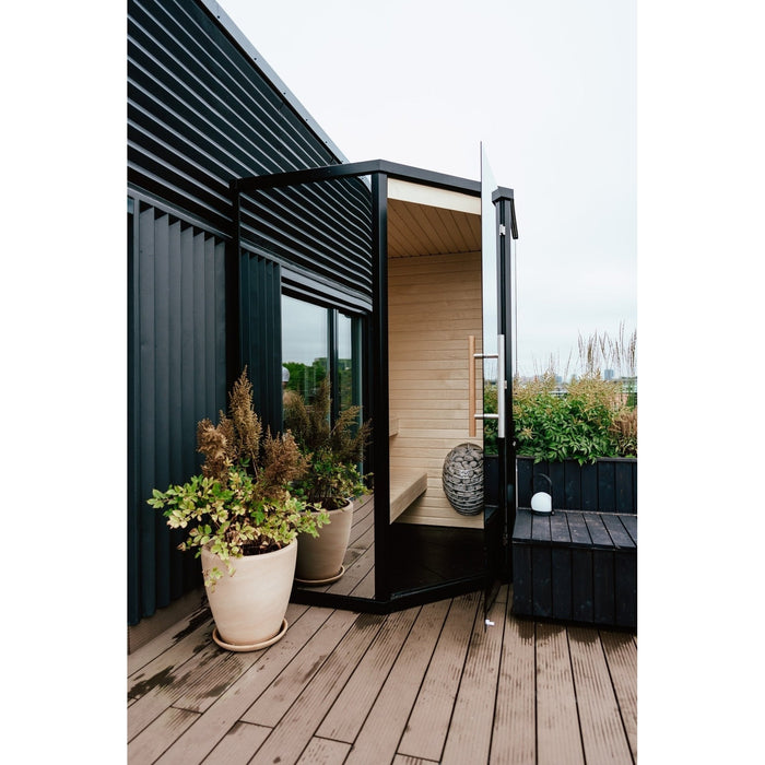 Haljas Houses Hele Glass Mini Outdoor Sauna - hele-glass-mini-alder-standard