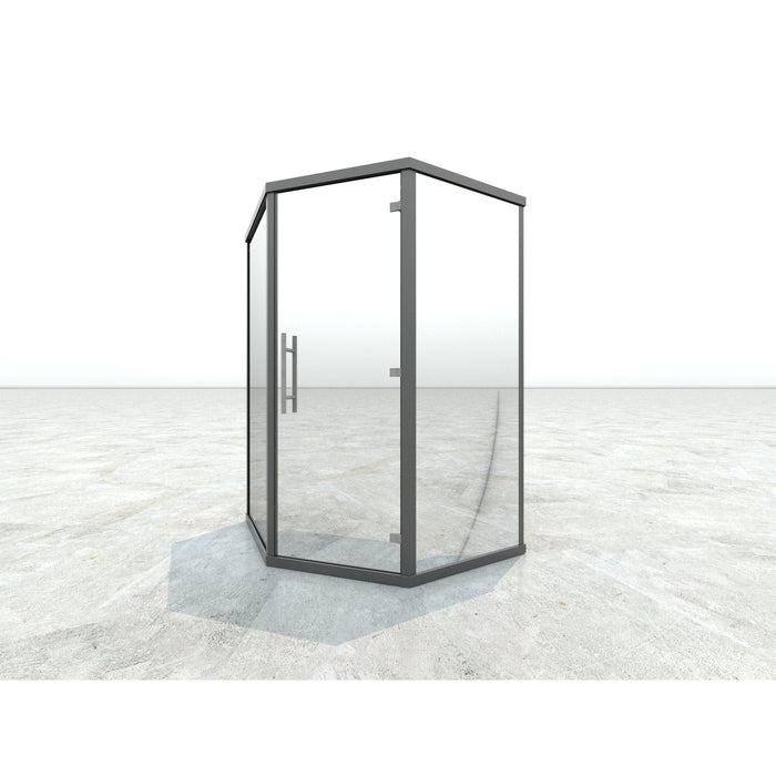 Haljas Houses Hele Glass Mini Outdoor Sauna - hele-glass-mini-alder-standard