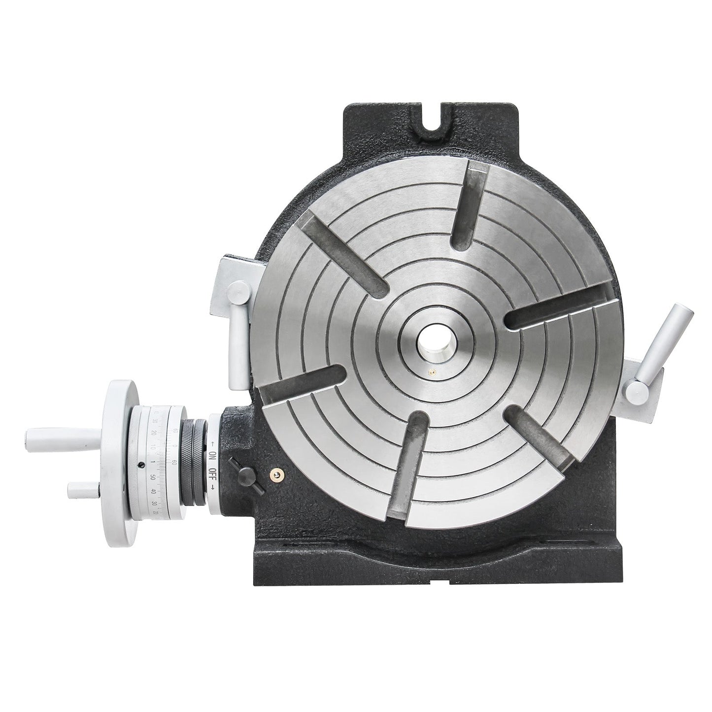 Kaka Industrial HV-12, 12" Horizontal Vertical Rotary Table TSL Vertical & Horizontal MT4 Center Sleeve Rotary Table 6 slot Precision Milling Table 360 Degrees Precision Rotary Table - 161112