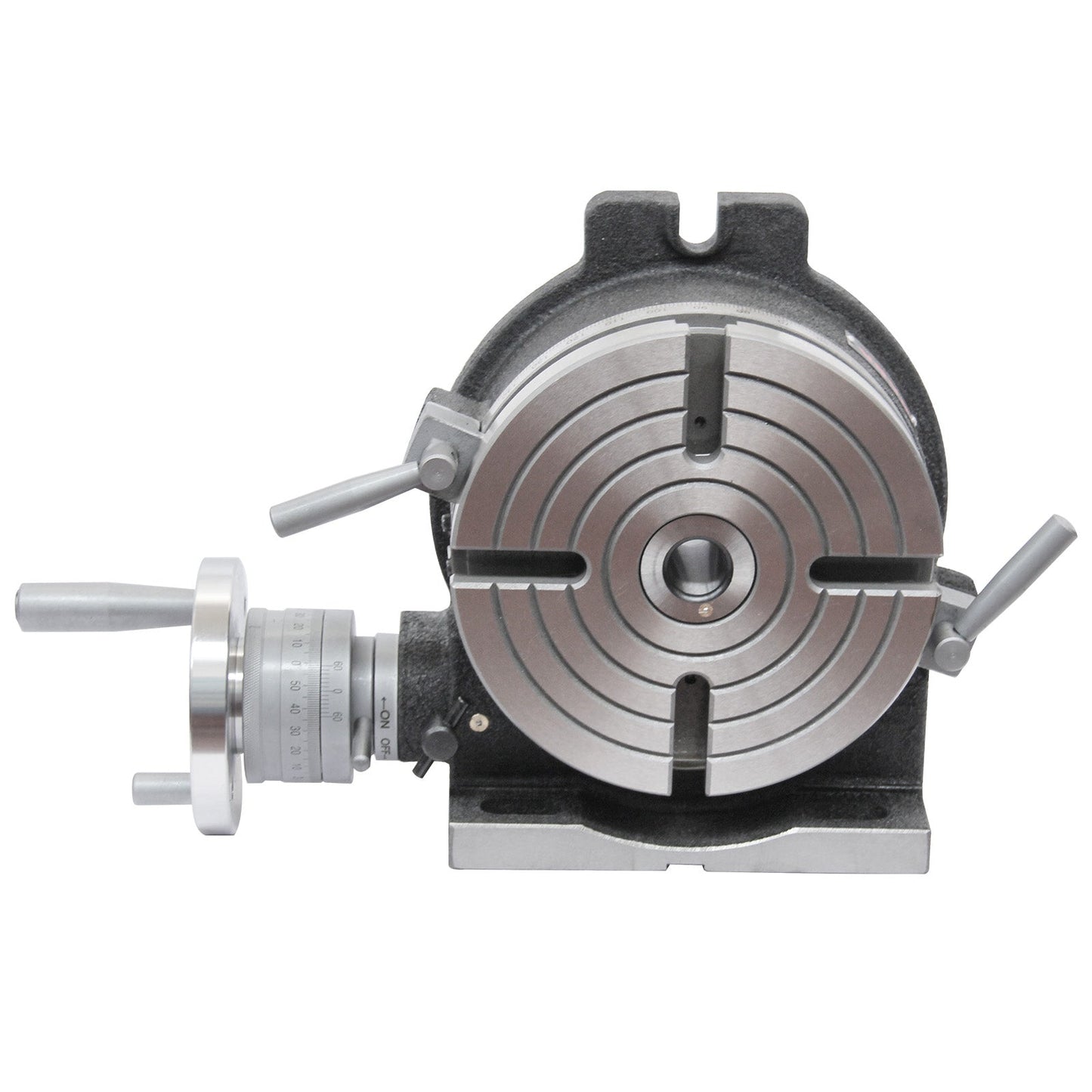 Kaka Industrial HV-8, 8" Horizontal Vertical Rotary Table Rotary table TSL Vertical & Horizontal MT3 Center Sleeve Rotary Table 4 slot Precision Milling Table 360 Degrees Precision Rotary Table - 161108
