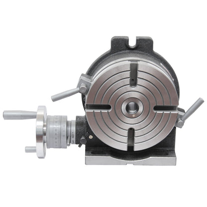 Kaka Industrial HV-8, 8" Horizontal Vertical Rotary Table Rotary table TSL Vertical & Horizontal MT3 Center Sleeve Rotary Table 4 slot Precision Milling Table 360 Degrees Precision Rotary Table - 161108