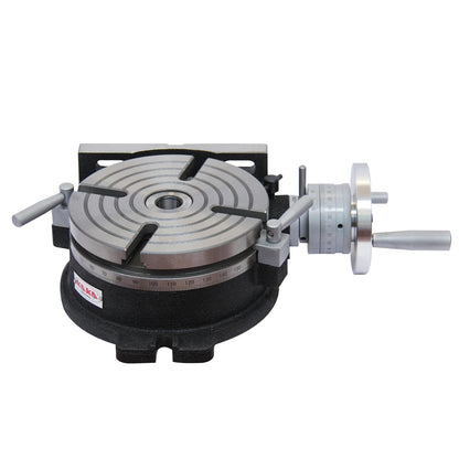 Kaka Industrial HV-8, 8" Horizontal Vertical Rotary Table Rotary table TSL Vertical & Horizontal MT3 Center Sleeve Rotary Table 4 slot Precision Milling Table 360 Degrees Precision Rotary Table - 161108