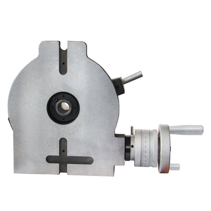 Kaka Industrial HV-8, 8" Horizontal Vertical Rotary Table Rotary table TSL Vertical & Horizontal MT3 Center Sleeve Rotary Table 4 slot Precision Milling Table 360 Degrees Precision Rotary Table - 161108