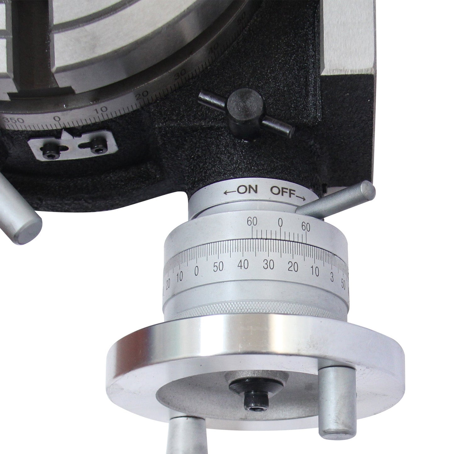 Kaka Industrial HV-8, 8" Horizontal Vertical Rotary Table Rotary table TSL Vertical & Horizontal MT3 Center Sleeve Rotary Table 4 slot Precision Milling Table 360 Degrees Precision Rotary Table - 161108